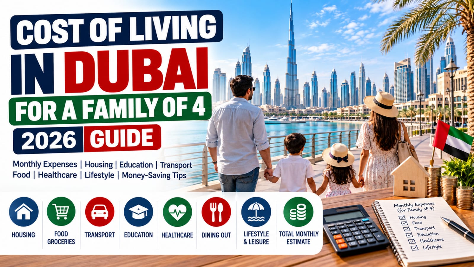 Cost of Living in Dubai for a Family of 4